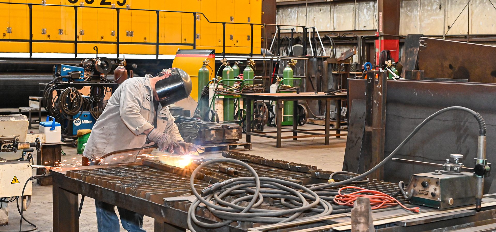 Locomotive welding