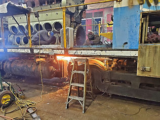 fixing train