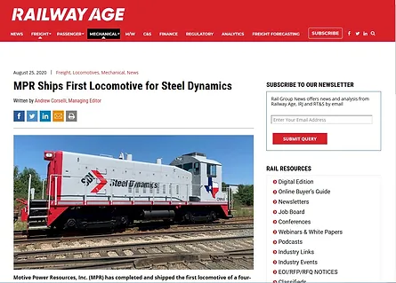 motive power resources blog
