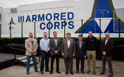 Gov. Pritzker Unveils Zero-Emission Locomotives Manufactured in Minooka
